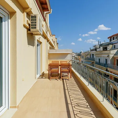 Penthouse 4Th Fl Apartment At Pagrati-Large Veranda *