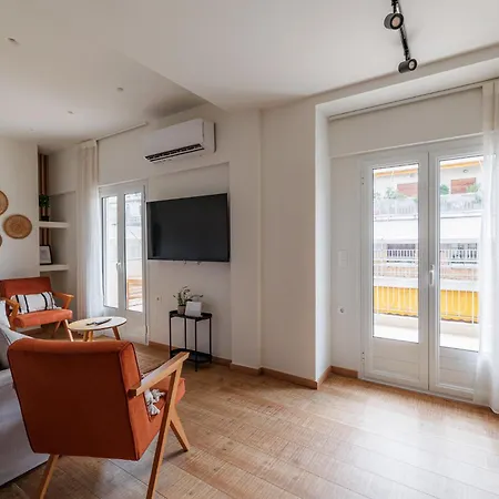 Penthouse 4Th Fl Apartment At Pagrati-Large Veranda Apartment Athens